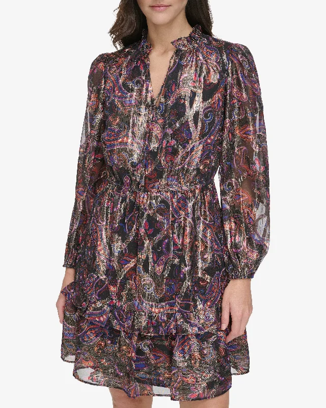 Ruffled Women Dress with Multiple Layers for a Playful and Girly Style Ruffled Women Dress with Multiple Layers for a Playful and Girly Style Paisley Printed Dress Ruffled Women Dress with Multiple Layers for a Playful and Girly Style Ruffled Women Dress with Multiple Layers for a Playful and Girly Style Paisley Printed Dress