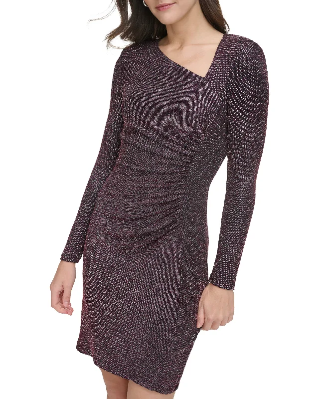 Pleated Women Dress with a Timeless and Elegant Texture Pleated Women Dress with a Timeless and Elegant Texture Ruched Asymmetric-Neckline Dress Pleated Women Dress with a Timeless and Elegant Texture Pleated Women Dress with a Timeless and Elegant Texture Ruched Asymmetric-Neckline Dress