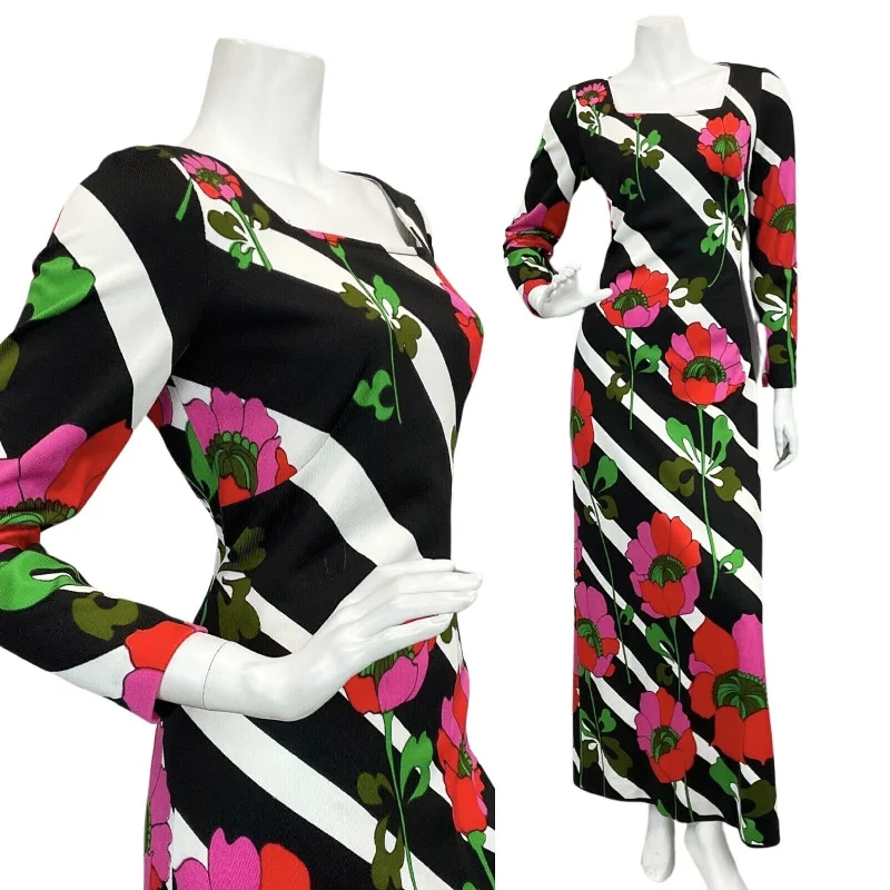 Sleeveless Women Dress in Bright Colors for Summer Parties Sleeveless Women Dress in Bright Colors for Summer Parties VTG 60s 70s BLACK WHITE STRIPED ROSE FLORAL PRINT MAXI MOD DRESS 10 12 Sleeveless Women Dress in Bright Colors for Summer Parties Sleeveless Women Dress in Bright Colors for Summer Parties VTG 60s 70s BLACK WHITE STRIPED ROSE FLORAL PRINT MAXI MOD DRESS 10 12