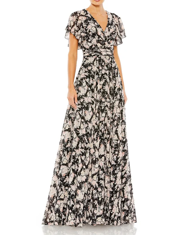 Sleeveless Women Dress in Bright Colors for Summer Parties Sleeveless Women Dress in Bright Colors for Summer Parties Womens Floral Maxi Evening Dress
