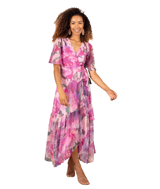 Ball Gown Women Dress with a Full Skirt for a Princess - like Look Ball Gown Women Dress with a Full Skirt for a Princess - like Look The Tessa Floral Dress