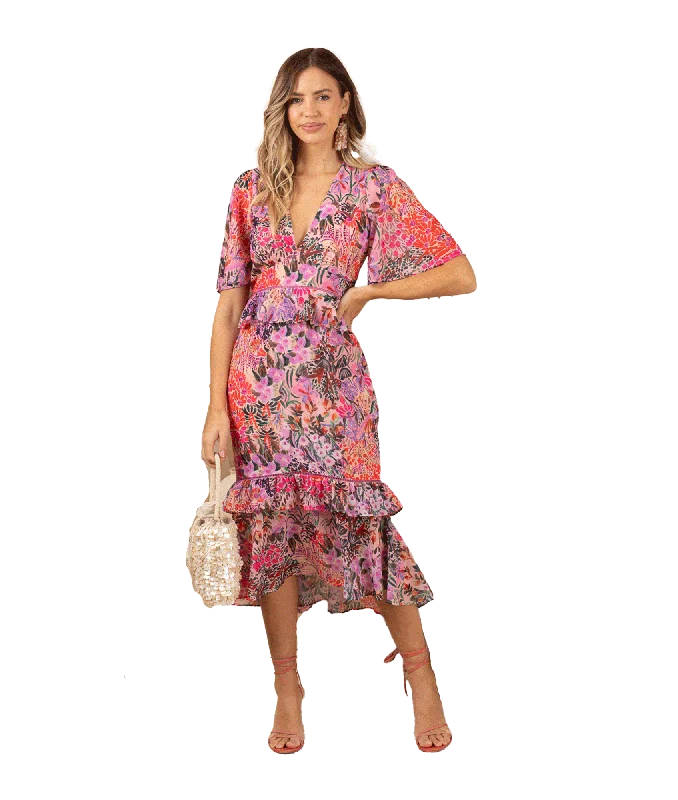 Plus Size Women Dress with a Flattering A - Line Cut for Comfort and Style Plus Size Women Dress with a Flattering A - Line Cut for Comfort and Style The Mia - Multi Plus Size Women Dress with a Flattering A - Line Cut for Comfort and Style Plus Size Women Dress with a Flattering A - Line Cut for Comfort and Style The Mia - Multi