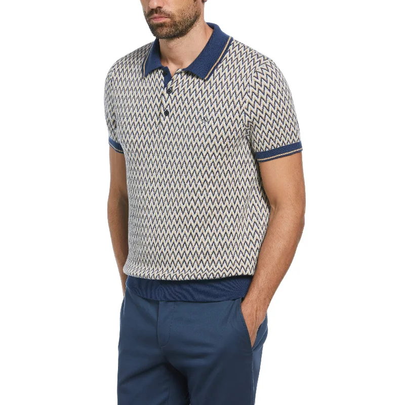 Plus Size Men's V - Neck Cashmere - Blend Sweater in Navy with Ribbed Trim for a Classic StyleCotton Jacquard Sweater Polo Plus Size Men's V - Neck Cashmere - Blend Sweater in Navy with Ribbed Trim for a Classic StyleCotton Jacquard Sweater Polo