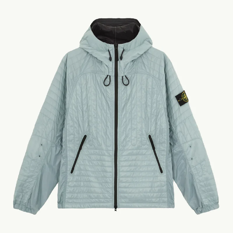 Jacket Patch Hooded Primaloft - Grey Green 6681