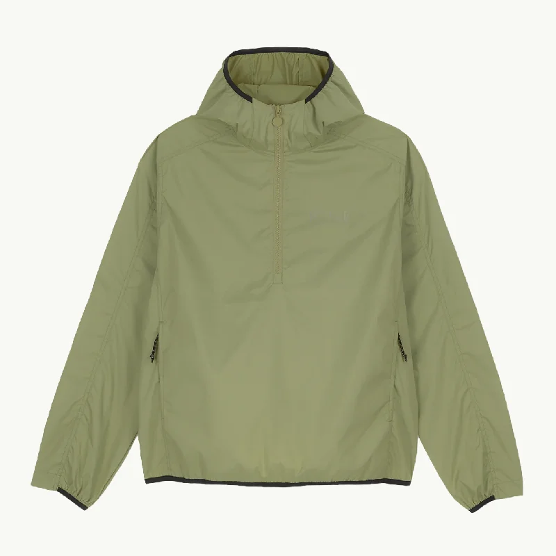 Packable Anorak Jacket - Dirty Green