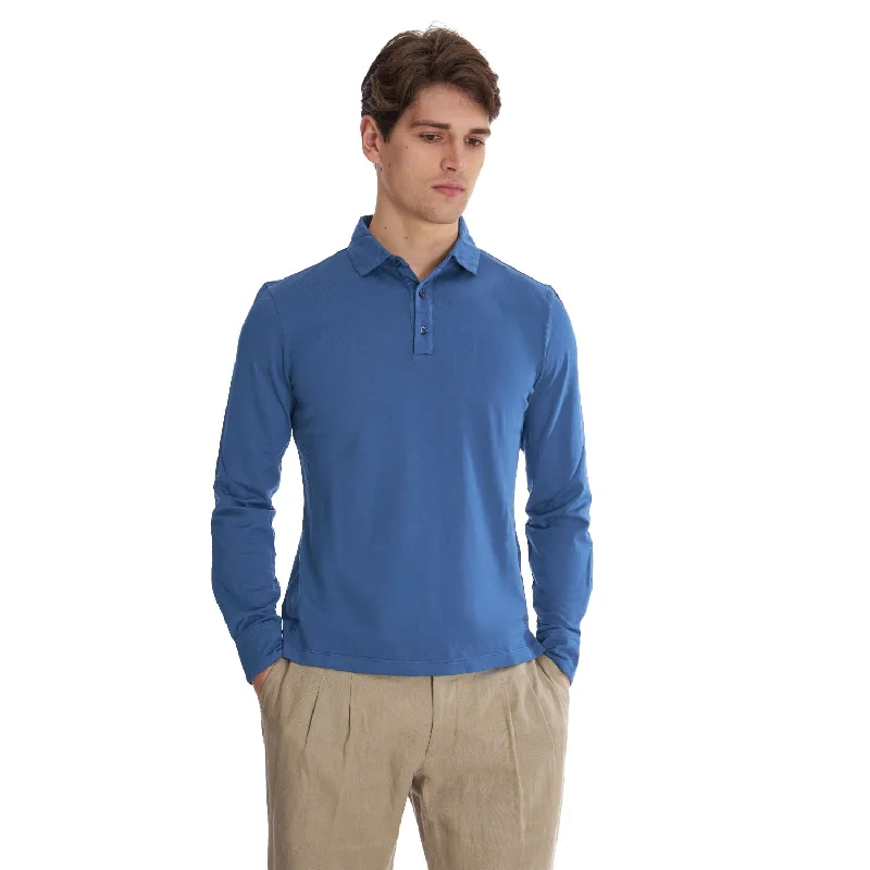 BLUETTE LONG SLEEVE POLO