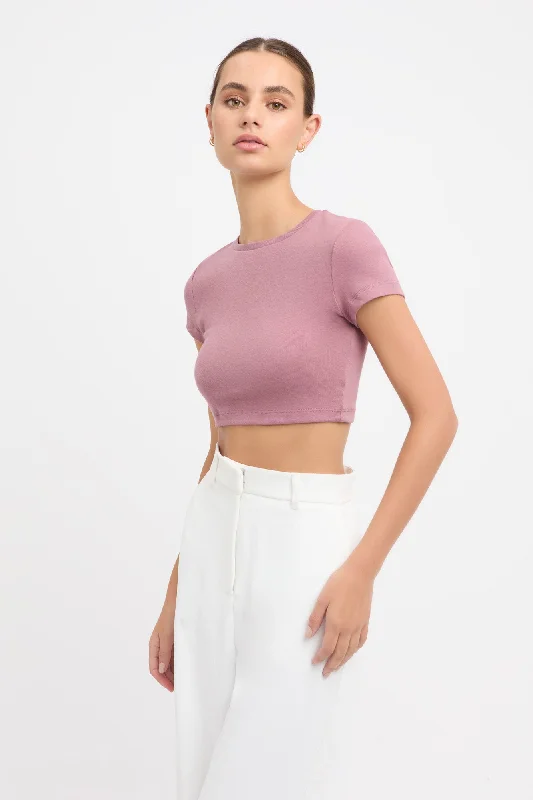 Sustainable Organic Cotton Women's Crop Top in Khaki for an Eco - Friendly ChoiceAlana Crop Sustainable Organic Cotton Women's Crop Top in Khaki for an Eco - Friendly ChoiceAlana Crop