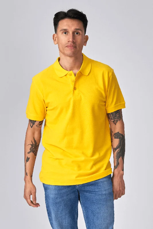 Lace - trimmed polo shirt for a romantic lookBasic Polo - Gul