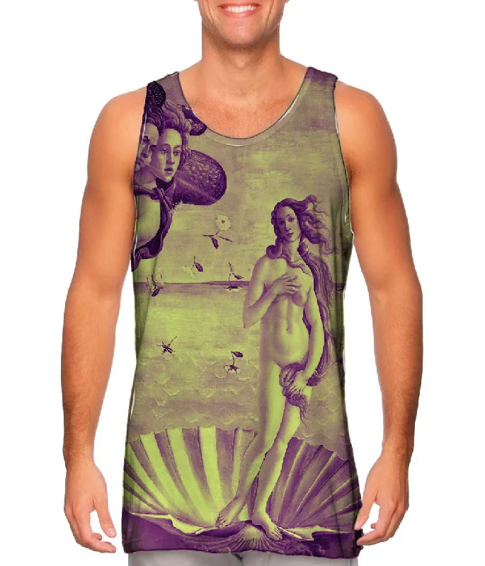 V - Neck Women's Moisture - Wicking Tank Tops for RunningBotticelli Venus - "Pop Art Green Mauve" (1486) V - Neck Women's Moisture - Wicking Tank Tops for RunningBotticelli Venus - "Pop Art Green Mauve" (1486)