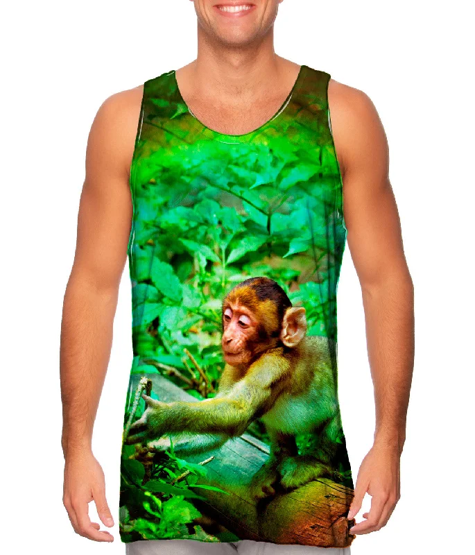 Plus Size Women's Glitter - Trimmed Tank Tops for Party NightsBranch Monkey