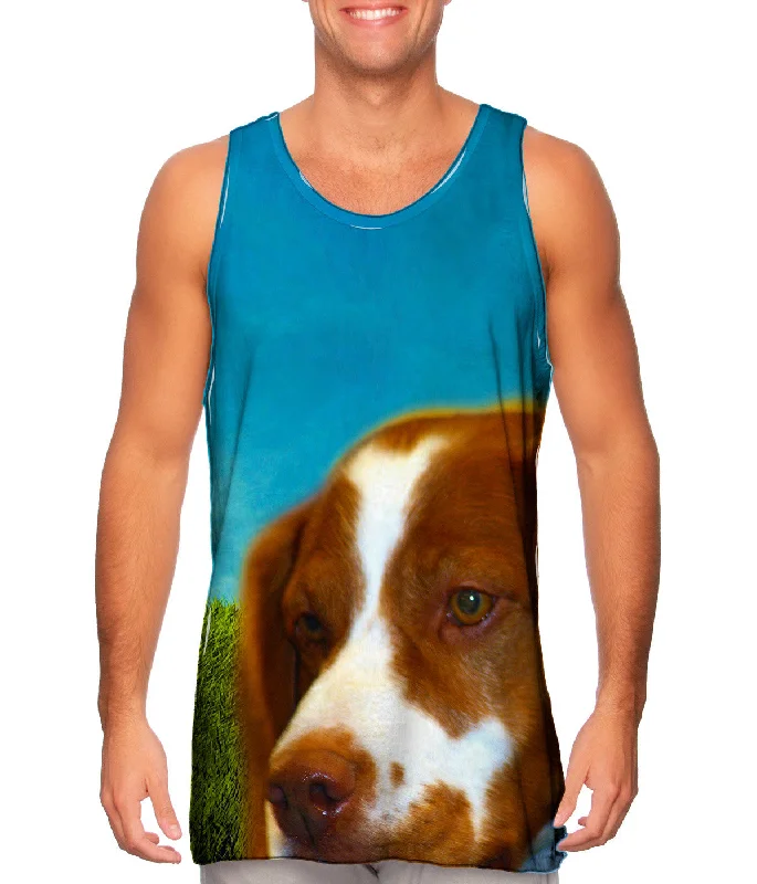 Women's Sleeveless Ribbed Tank Tops for a Trendy LookBrave Brown Spaniel