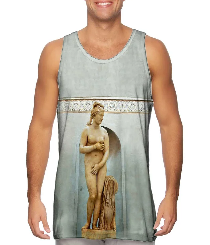 Plus Size Women's Puff - Sleeve Tank Tops in Pastel Hues"Capitoline Venus Statue Musei Capitolini" Plus Size Women's Puff - Sleeve Tank Tops in Pastel Hues"Capitoline Venus Statue Musei Capitolini"