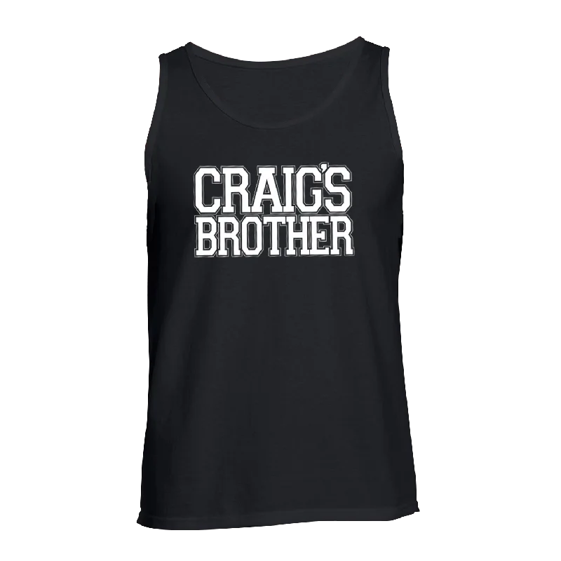 Plus Size Women's Side - Slit Tank Tops in Metallic ShadesCRAIG'S BROTHER - "Homecoming" (Black) (Tank Top)
