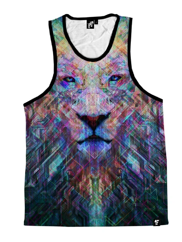 One - Shoulder Women's Rayon Blend Tank Tops for a Flowy LookCrystal Lion Unisex Tank Top One - Shoulder Women's Rayon Blend Tank Tops for a Flowy LookCrystal Lion Unisex Tank Top
