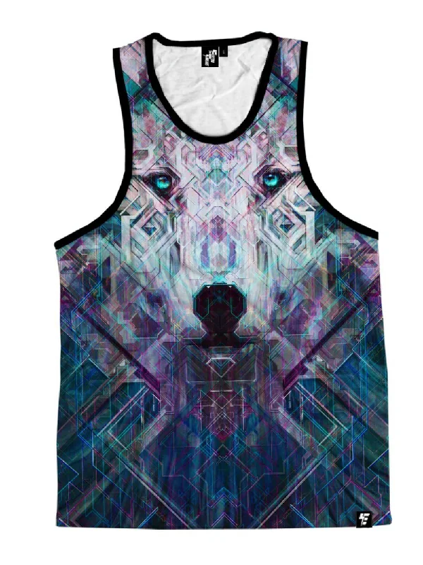 Plunge Neck Women's Seamless Tank Tops for a Smooth FitCrystal Wolf Unisex Tank Top