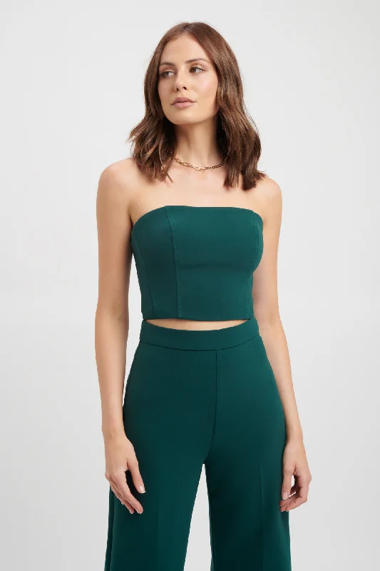 Metallic - Finish Women's Crop Top in Silver for a Futuristic and Eye - Catching LookDelta Strapless Top Metallic - Finish Women's Crop Top in Silver for a Futuristic and Eye - Catching LookDelta Strapless Top