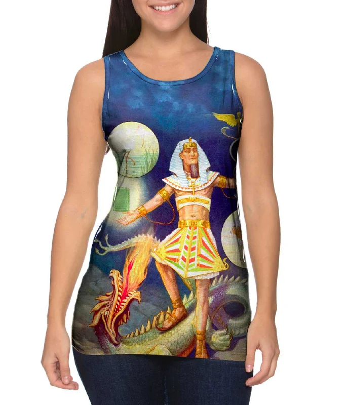 Plus Size Women's Puff - Sleeve Tank Tops in Pastel Hues"Egypt Hermes"