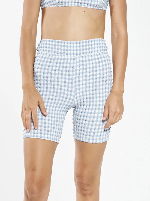 Bermuda Women Shorts for a Classic and Sophisticated LookGigi Long Leg Bike Short - Blue Bermuda Women Shorts for a Classic and Sophisticated LookGigi Long Leg Bike Short - Blue
