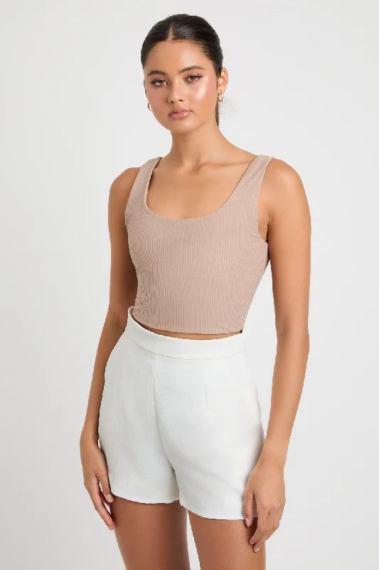 Metallic - Finish Women's Crop Top in Silver for a Futuristic and Eye - Catching LookGrace Crop Metallic - Finish Women's Crop Top in Silver for a Futuristic and Eye - Catching LookGrace Crop