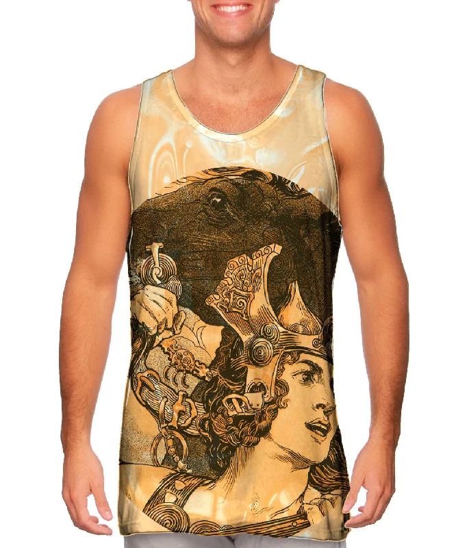 One - Shoulder Women's Rayon Blend Tank Tops for a Flowy Look"Hero And Horse"