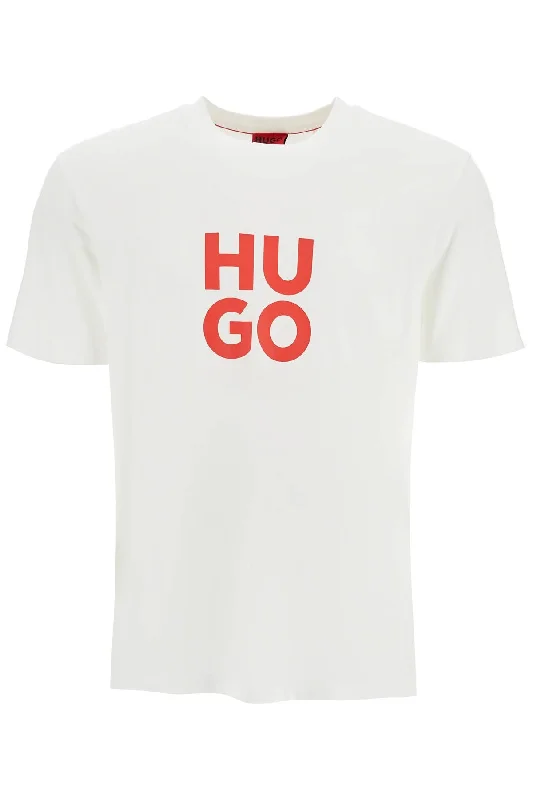 Men's organic cotton crew - neck t - shirts for everyday comfortHugo Men's T-Shirt With Logo Print Men's organic cotton crew - neck t - shirts for everyday comfortHugo Men's T-Shirt With Logo Print
