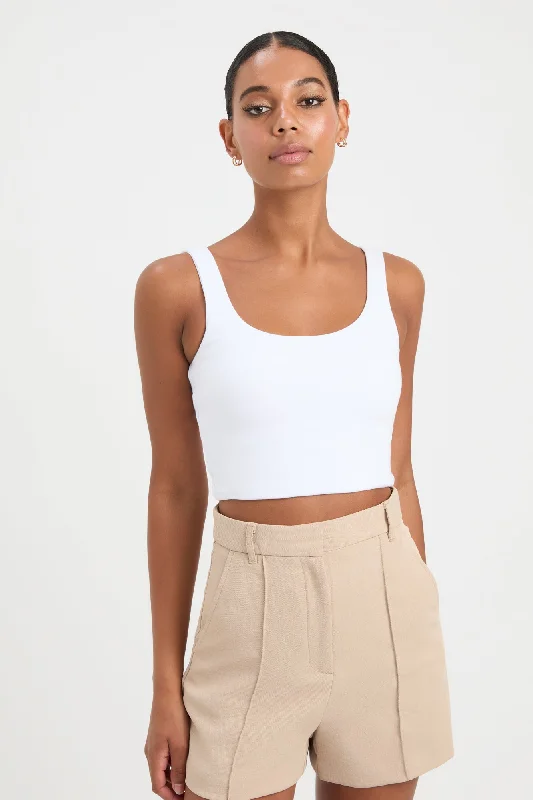 Backless Women's Crop Top in Black for a Sensual and Alluring Evening OutfitLarissa Crop Backless Women's Crop Top in Black for a Sensual and Alluring Evening OutfitLarissa Crop