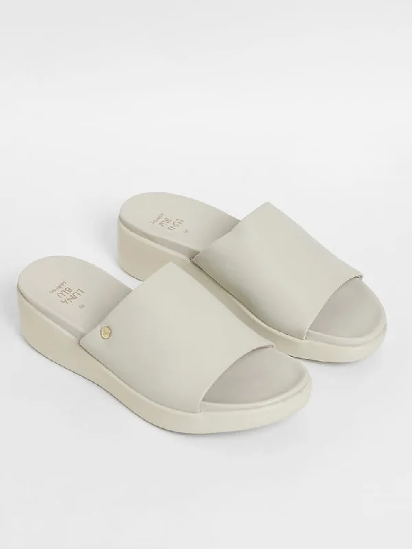 Solid Color Women Shorts in Bright Hues for a Bold StatementLUNA BLU Off-White Full Band Slip-On Sandals Solid Color Women Shorts in Bright Hues for a Bold StatementLUNA BLU Off-White Full Band Slip-On Sandals