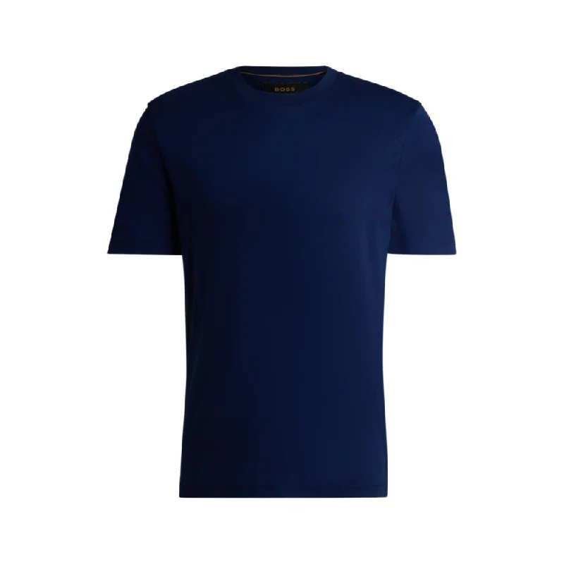Men's distressed denim - look t - shirts with a rugged appealMercerised-cotton T-shirt in a regular fit Men's distressed denim - look t - shirts with a rugged appealMercerised-cotton T-shirt in a regular fit