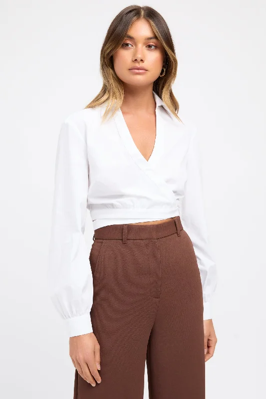 Off - Shoulder Women's Crop Top in Navy for a Chic and Trendy Beach EnsembleMonaco Side Tie Shirt Off - Shoulder Women's Crop Top in Navy for a Chic and Trendy Beach EnsembleMonaco Side Tie Shirt