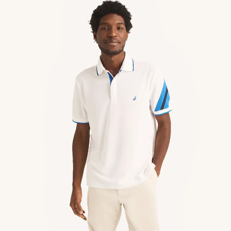 Men's eco - friendly recycled t - shirts for sustainable fashion choicesNautica Mens Navtech Sustainably Crafted Classic Fit Colorblock Polo Men's eco - friendly recycled t - shirts for sustainable fashion choicesNautica Mens Navtech Sustainably Crafted Classic Fit Colorblock Polo