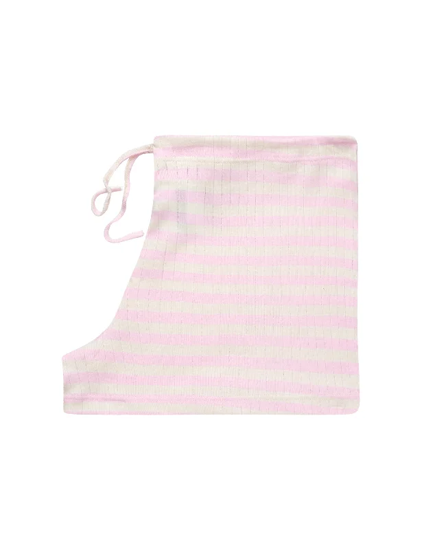 Ruffled Hem Women Shorts to Add a Feminine TouchNPS Nova Shorts Broadway Colour, Rosa/Ecru Ruffled Hem Women Shorts to Add a Feminine TouchNPS Nova Shorts Broadway Colour, Rosa/Ecru