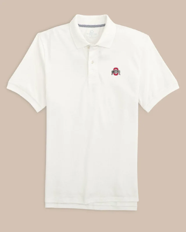 Fair - trade polo shirt supporting ethical productionOhio State Buckeyes Skipjack Polo Fair - trade polo shirt supporting ethical productionOhio State Buckeyes Skipjack Polo