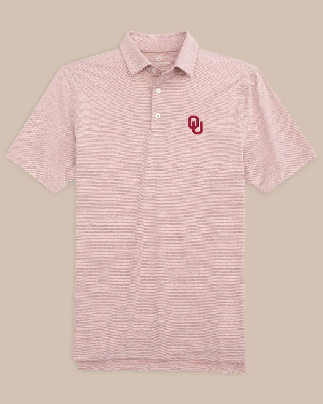 Striped linen blend polo shirt for summer beach partiesOklahoma Sooners Driver Spacedye Polo Shirt Striped linen blend polo shirt for summer beach partiesOklahoma Sooners Driver Spacedye Polo Shirt