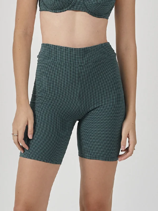 Printed Floral Women Shorts for a Summer - Ready StyleParadise Code Long Leg Bike Short - Mallard Green Printed Floral Women Shorts for a Summer - Ready StyleParadise Code Long Leg Bike Short - Mallard Green
