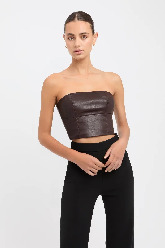 Backless Women's Crop Top in Black for a Sensual and Alluring Evening OutfitPhoenix Strapless Bodice Backless Women's Crop Top in Black for a Sensual and Alluring Evening OutfitPhoenix Strapless Bodice