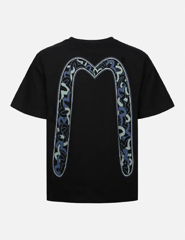 Men's tie - dye t - shirts with a bohemian stylePlayful Godhead and Overlapping Seagull Daicock Print Regular Fit T-shirt Men's tie - dye t - shirts with a bohemian stylePlayful Godhead and Overlapping Seagull Daicock Print Regular Fit T-shirt
