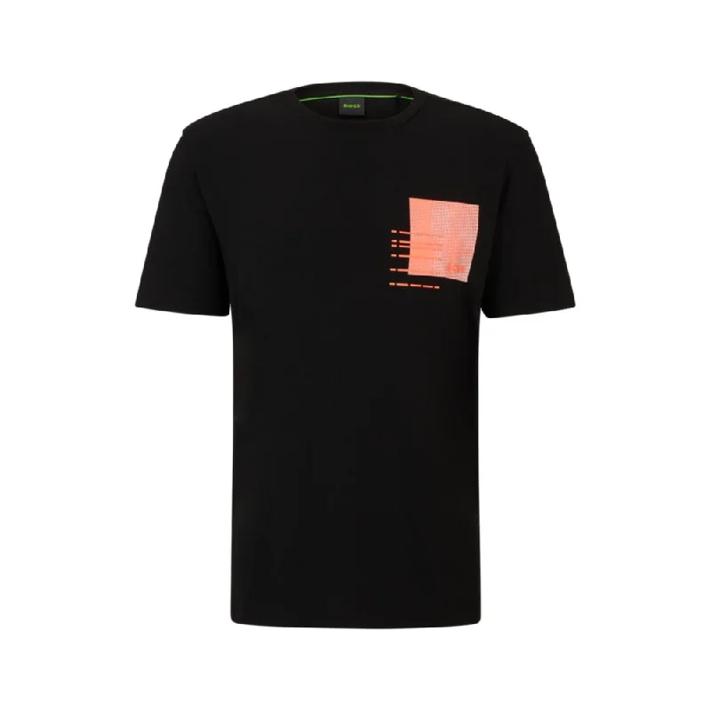 Men's mock - neck t - shirts with a modern and sleek styleRegular-fit T-shirt with seasonal artwork Men's mock - neck t - shirts with a modern and sleek styleRegular-fit T-shirt with seasonal artwork