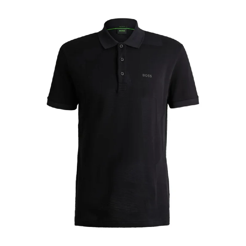 Men's long - sleeve henley t - shirts with button - down placketsRelaxed-fit polo shirt in cotton jacquard with logo Men's long - sleeve henley t - shirts with button - down placketsRelaxed-fit polo shirt in cotton jacquard with logo