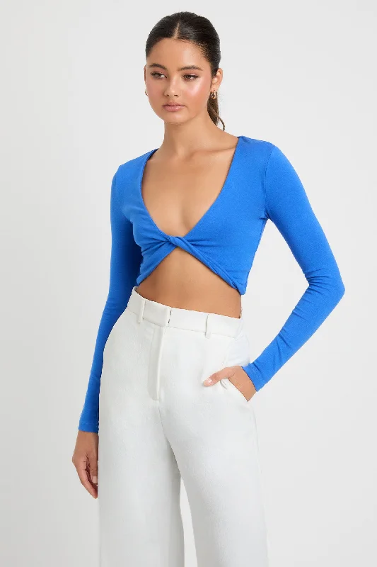 Plus - Size Women's Ruffled Crop Top in Pink for a Feminine and Flirty AppearanceRhys Twist Top Plus - Size Women's Ruffled Crop Top in Pink for a Feminine and Flirty AppearanceRhys Twist Top