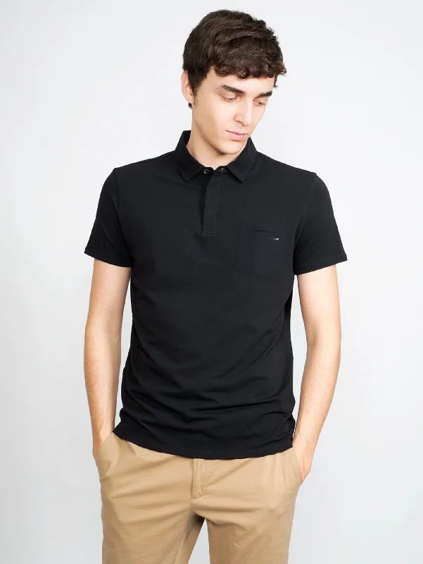 Camouflage print polo shirt for outdoor adventuresPolo Super Stretch Nero