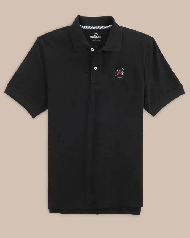 Button - down collar polo shirt in stretchy spandex blendUSC Gamecocks Skipjack Polo Button - down collar polo shirt in stretchy spandex blendUSC Gamecocks Skipjack Polo
