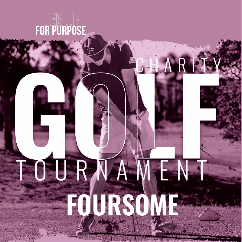 Ruffled Cuff Women Long Sleeve Top with a Feminine TouchTee Up For Purpose - Foursome (4 Player Team) Fight Cancer