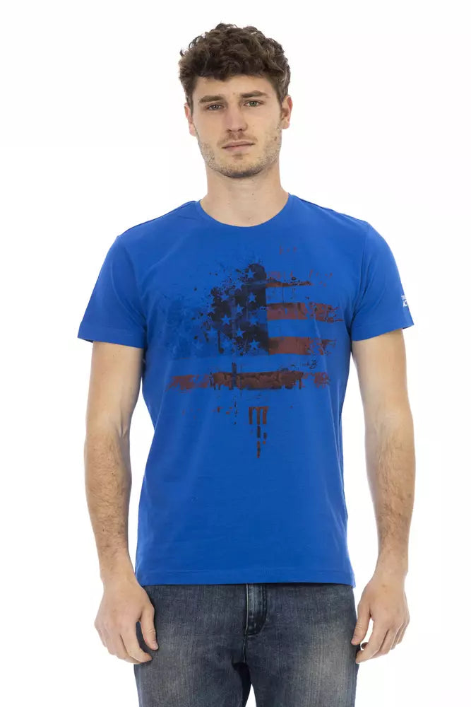Men's ribbed t - shirts with a textured finish for added styleTrussardi Action  Cotton Men's Men's T-Shirt