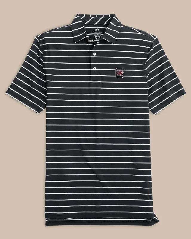 Sleeveless polo shirt for hot summer daysUSC Gamecocks brrr°®-eeze Desmond Stripe Polo Sleeveless polo shirt for hot summer daysUSC Gamecocks brrr°®-eeze Desmond Stripe Polo