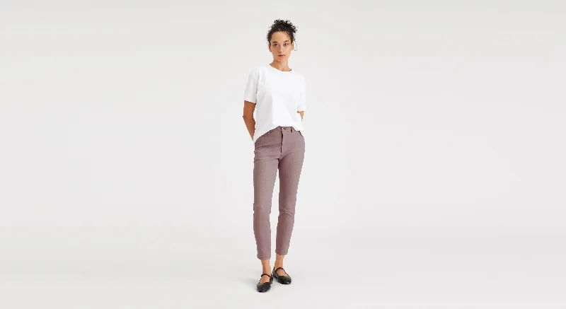 Embroidered Women Shorts with Intricate DesignsWeekend Chinos, Skinny Fit