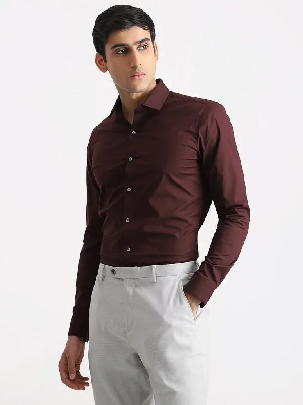 Printed Animal Print Women Shorts for a Wild and Stylish AppearanceWES Formals Solid Dark Wine Cotton Blend Ultra-Slim Fit Shirt Printed Animal Print Women Shorts for a Wild and Stylish AppearanceWES Formals Solid Dark Wine Cotton Blend Ultra-Slim Fit Shirt