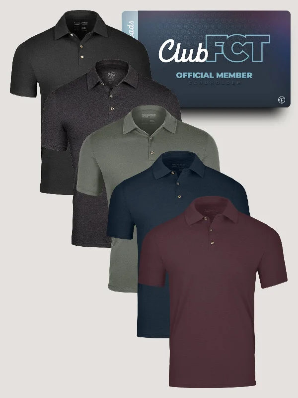 Dry - clean only polo shirt in luxurious silk blendWinter Essentials Polo Member 5-Pack Dry - clean only polo shirt in luxurious silk blendWinter Essentials Polo Member 5-Pack