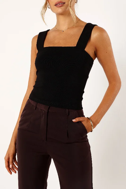 Sequin - Embellished Women's Crop Top in Black for a Glamorous Party LookYelena Top - Black Sequin - Embellished Women's Crop Top in Black for a Glamorous Party LookYelena Top - Black